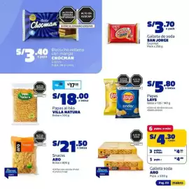Catálogo Makro Página 9: Lays papas ondas €5,80, Aro Snacks €21,50