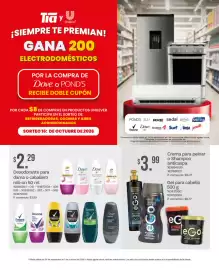 Catálogo Tia Página 11: Crema para peinar o Shampoo anticaspas €3,99, Desodorante para dama o caballero roll-on 50 ml €2,29
