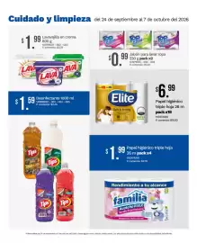 Catálogo Tia Página 13: Lavavajilla en crema €1,99, Top Combi Jabón para lavar ropa €0,99