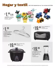 Catálogo Tia Página 18: Armadador plástico antideslizante €1,99, Horno tostador 7 L €19,99