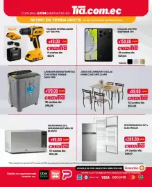 Catálogo Tia Página 19: LAVADORA SEMIAUTOMÁTICA 12 KG DOBLE TANQUE AQUA GRIS €179,00, REFRIGERADORA 207 L ELECTROLUX €289,00