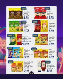 Catálogo Delta Supermercados Página 4: Salgadinho elma chips fandangos €3,59, Salgadinho Doritos Batata Lays €8,99