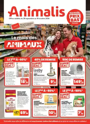Catalogue Animalis (valable jusqu'au 18-10)