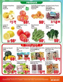 Fusion Supermarket flyer week 39 Page 4: Ives roasted & coated cashew series €3,29, Sunset mix sweet bell peppers €1,98