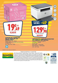 Catalogue Bureau Vallée page 8: HP Office CHP110 ה ·吧 think pink inkpink 0.50€ from each pack of this paper is donated to
