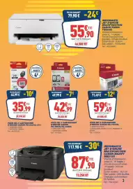 Catalogue Bureau Vallée page 3: PIXMA 540 Black PIXMA Canon Canon OFFRE PACK R/V AUTO 3 EN 1 食品 Bureau Vallée RACHÈTE CE
