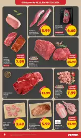 PENNY Flugblatt woche 40 Seite 9: Gültig von Do 01.10. bis Mi 07.10.2026 SCHWEINS- LUNGENBRATEN* vom Zuchtschwein natur, pro