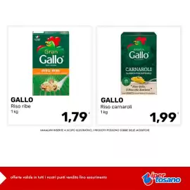 Volantino Iper Tosano settimana 39 Pagina 2: Gallo Riso ribe €1,79, Gallo Riso carnaroli €1,99