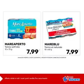 Volantino Iper Tosano settimana 39 Pagina 3: Tonno sott'olio Mareaperto €7,99, Mareblu Tonno al naturale €7,99