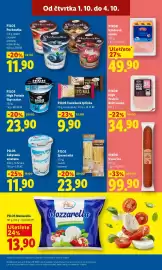 Lidl leták Strana 17: Pilos ZAKYSANÁ SMETANA €11,90, PIKOK VÝBĚROVÁ ŠUNKA €49,90