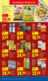 Lidl leták Strana 25: CAMPO LARGO Červená čočka / Pohanka €16,95, Saguaro Minerální Voda €3,45