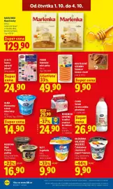 Lidl leták Strana 28: Olma Selské čerstvé mléko plnotučné €26,90, Marlenka Napoleonky €129,90