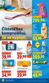 Lidl leták Strana 34: W5 Čistič myčky €39,90, VANISH TEKUTÝ ODSTRAŇOVAČ SKVRN €299,90