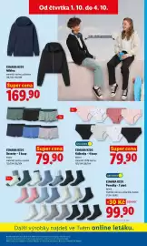 Lidl leták Strana 45: ESMARA KIDS Kalhotky – 4 kusy €79,90, ESMARA KIDS Mikina €169,90
