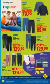 Lidl leták týden 40 Strana 20: Lupilu Mikina €79,90, LUPILU Termo džínové kalhoty Jogger €129,90