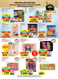 Spar akciós újság hét 39 Oldal 12: Székely Csürke csirkemellfilé €2.399,00, Kacsatermék €2.899,00