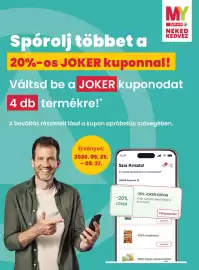 Spar akciós újság hét 39 Oldal 2: MY SPAR NEKED KEDVEZ Spórolj többet a 20%-os JOKER kuponnal! Váltsd be a JOKER kuponodat 4