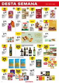 Folheto Continente | Fim de Semana Página 3: Pão de forma fibras fatiado shape continente €2,99, Dunkin banana split €2,49