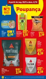 Folheto Lidl semana 40 Página 18: Delta café portuga moagem universal €3,59, Delta café gold moagem universal €4,39