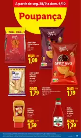 Folheto Lidl semana 40 Página 19: Kania ketchup redução de açucar €1,39, Kania maionese picante €1,59