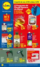 Folheto Lidl | Fim-de-Semana Página 1: Chaparro azeite virgem extra clássico €12,49