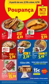 Folheto Lidl | Fim-de-Semana Página 5: Hambúrguer de Frango €2,39, Bifinhos do Lombinho de Porco €5,99