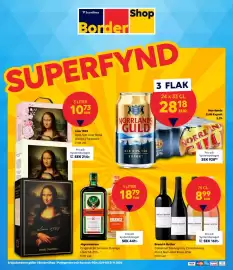 Border Shop reklamblad Sida 1: Norrlands Guld Export 5,3%, EUR 28.18 €28,18, Lisa 1503, EUR 10.73 €10,73