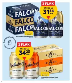 Border Shop reklamblad Sida 2: Falcon Export och Special Brew 5,2-5,9%, EUR 31.54 €31,54