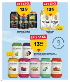 Border Shop reklamblad Sida 4: Kopparberg Cider Wild Berries, Pear och Strawberry-Lime 4,5%, EUR 13.42 €13,42