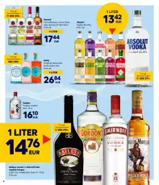 Border Shop reklamblad Sida 8: Absolut, EUR 13.42 €13,42, Bacardi, EUR 17.44 €17,44