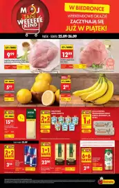 Biedronka gazetka Strona 1: Cytryna na wage €5,99, Kawa ziarnista Classic Dallmayr, 500 g €23,00