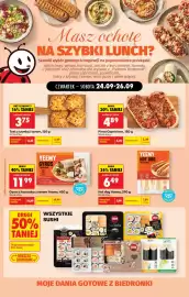 Biedronka gazetka tydzień 39 Strona 3: Gyros z kurczaka ze sosem Yeemy €11,99