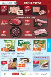 E.Leclerc gazetka tydzień 40 Strona 5: Zupa jarzynowa / wiosenna / Barszcz ukraiński Hortex €4,99, Wątróbka z kurczaka €4,99