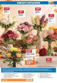 E.Leclerc gazetka Strona 8: 1799 1 szt. Piwonia pojedyncza dł. 80 cm KWIATY SZTUCZNE 999 1 szt. Dodatki do kompozycji dł