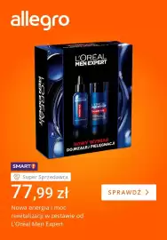 Allegro gazetka tydzień 39 Strona 1: Zestaw L'Oréal Men Expert Power Age €77,99