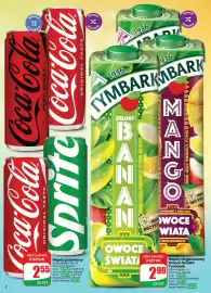 Dino gazetka Strona 2: Napój gazowany Sprite €2,55, Napój niegazowany Owoce Świata mango Tymbark €2,99