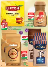 Dino gazetka Strona 4: Kawa ziarnista Prima Aroma Italiano €49,95, Herbata czarna ekspresowa Lipton Yellow Label €14,99