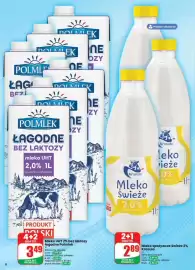 Dino gazetka Strona 6: Mleko spożywcze świeże Krasula 2% €2,89, Mleko UHT bez laktozy Łagodne Polmlek 2% €3,49