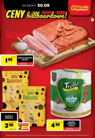 Gram Market gazetka tydzień 39 Strona 3: Ser żółty w plastrach Radamer Serenada €3,99, Ręcznik papierowy Trollo €4,99