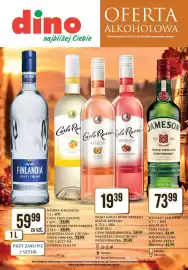 Dino gazetka | Alkohole Strona 1: Whiskey Jameson €73,99, Wódka Finlandia €59,99
