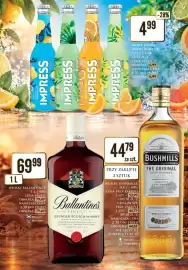 Dino gazetka | Alkohole Strona 3: Whisky Ballantine’s €69,99, DRINK IMPRESS RÓŻNE RODZAJE €4,99