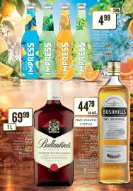 Dino gazetka | Alkohole Strona 3: Whisky Ballantine’s €69,99, DRINK IMPRESS RÓŻNE RODZAJE €4,99