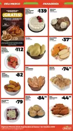 Folleto Merco semana 39 Página 18: Pan de muerto €74,90, Papa en gajo sazonada €82,00