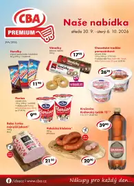 CBA leták | Premium Strana 1: Horalky original, peanut butter, čokoládové €11,90, CBA Venečky €17,90