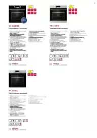 Möbelix leták Strana 4: Elektrická trouba samostatná VT 344 BX €6.990,00, Elektrická trouba samostatná VT 354 DXB €6.990,00