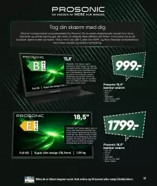 Bilka tilbudsavis Side 17: Prosonic 18,5" bærbar skærm €1.799,00, Prosonic 15,6" bærbar skærm €999,00
