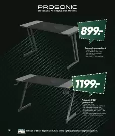 Bilka tilbudsavis Side 18: Prosonic RGB gamerbord €1.199,00, Prosonic gamerbord €899,00