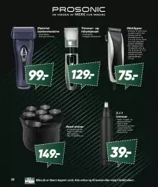 Bilka tilbudsavis Side 26: Hårklipper €75,00, Elektrisk barbermaskine €99,00