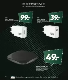 Bilka tilbudsavis Side 30: Prosonic Trådløs oplader 5W €49,00