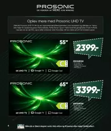 Bilka tilbudsavis Side 4: Prosonic 65" 65UG8026 €3.399,00, Prosonic 55UG8026 €2.399,00